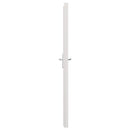 Sideskabsdør 88 x 198 cm PVC Hvid