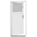 Sideskabsdør 98 x 198 cm PVC Hvid