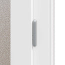 Sideskabsdør 88 x 198 cm PVC Hvid