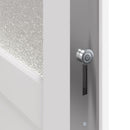 Sideskabsdør 88 x 198 cm PVC Hvid