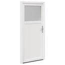 Sideskabsdør 88 x 198 cm PVC Hvid