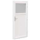 Sideskabsdør 88 x 198 cm PVC Hvid