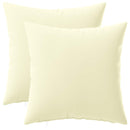 Pude med pude HEERLEN 2 stk. Cremefarvet Polyester