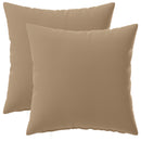 Pude med pude HEERLEN 2 stk. Gråbrun Polyester