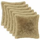 pyntepude 6 stk. HEERLEN Lysegrå 30 x 30 cm PV Fleece