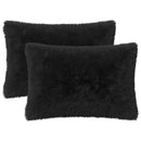 pyntepude 6 stk. HEERLEN Sort 30 x 50 cm PV Fleece