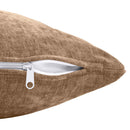 Pude 6 stk. HEERLEN Brun 35 x 35 cm Chenille Stof