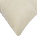 Pude med pude HEERLEN 2 stk. Cremefarvet Mikrofiber Fleece