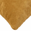 Pude med pude HEERLEN 2 stk. Gul Mikrofiber Fleece