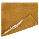 Pude med pude HEERLEN 2 stk. Gul Mikrofiber Fleece
