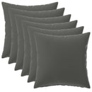 Pude med pude HEERLEN 6 stk. Antracit Polyester
