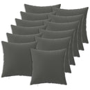 Pude med pude HEERLEN 12 stk. Antracit Polyester