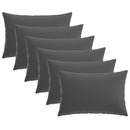Pude med pude HEERLEN 6 stk. Antracit Polyester