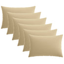 Pude med pude HEERLEN 6 stk. Beige Polyester