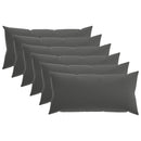 Pude med pude HEERLEN 6 stk. Antracit Polyester