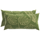 Pude med pude HEERLEN 2 stk. Bladdesign Polyester