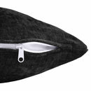 Pude 2 stk. HEERLEN Antracit 40 x 80 cm Chenille Stof
