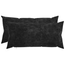 Pude 2 stk. HEERLEN Antracit 40 x 80 cm Chenille Stof