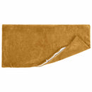Pude med pude HEERLEN 2 stk. Gul Mikrofiber Fleece