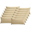 Pude med pude HEERLEN 12 stk. Beige Polyester
