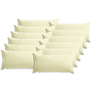 Pude med pude HEERLEN 12 stk. Cremefarvet Polyester