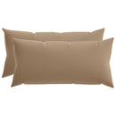 Pude med pude HEERLEN 2 stk. Gråbrun Polyester