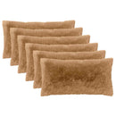 pyntepude 2 stk. HEERLEN Gråbrun 40 x 80 cm PV Fleece