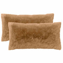 pyntepude 6 stk. HEERLEN Gråbrun 40 x 80 cm PV Fleece