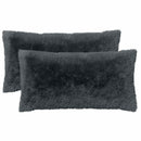 pyntepude 2 stk. HEERLEN Antracit 40 x 80 cm PV Fleece