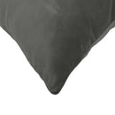 Pude med pude HEERLEN Mørkegrå 40 x 145 cm Fløjl