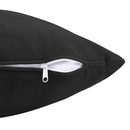 Pude med pude HEERLEN Sort 40 x 145 cm Fløjl