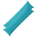 Pude med pude HEERLEN 2 stk. Turkis Polyester