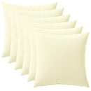 Pude med pude HEERLEN 6 stk. Cremefarvet Polyester