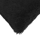 Pude med pude HEERLEN 2 stk. Sort PV Fleece