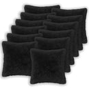 Pude med pude HEERLEN 2 stk. Sort PV Fleece
