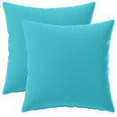 Kastpude 2 stk. HEERLEN Turkis 50 x 50 cm Polyester