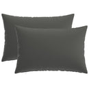 Pude med pude HEERLEN 2 stk. Antracit Polyester