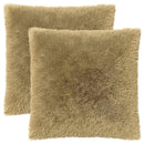 pyntepude 2 stk. HEERLEN Lysegrå 55 x 55 cm PV Fleece