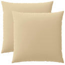 Pude med pude HEERLEN 2 stk. Beige Polyester