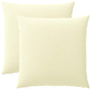 Pude med pude HEERLEN 2 stk. Cremefarvet Polyester