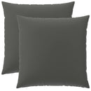 Pude med pude HEERLEN 2 stk. Antracit Polyester