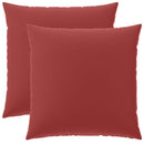 Pude 2 stk. HEERLEN Vinrød 80 x 80 cm Polyester