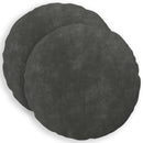 Pude med pude HEERLEN 2 stk. Antracit Mikrofiber Fleece