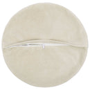 Pude med pude HEERLEN 2 stk. Cremefarvet Mikrofiber Fleece