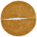 Pude med pude HEERLEN 6 stk. Gul Mikrofiber Fleece