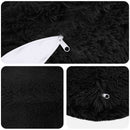pyntepude 6 stk. HEERLEN Sort Dia. 30 cm PV Fleece