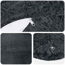 pyntepude 2 stk. HEERLEN Antracit Dia. 30 cm PV Fleece