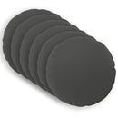 Pude med pude HEERLEN 6 stk. Antracit Polyester