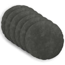 Pude med pude HEERLEN 6 stk. Antracit Mikrofiber Fleece