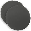 Pude med pude HEERLEN 2 stk. Antracit Polyester